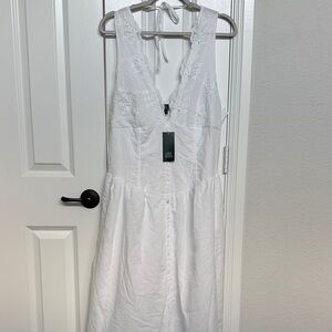 Wild Fable White Sleeveless Dress